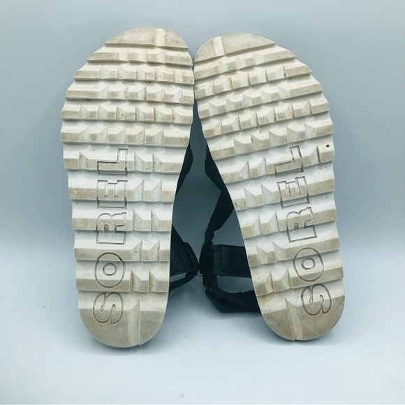 Sorel‎ Women's Black Leather Roaming Decon Strappy Sandals - 7.5 - Picture 9 of 10